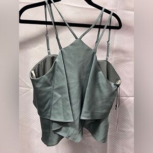 NWT Bailey 44 Elegant Women's Strappy Kiera Top in Teal